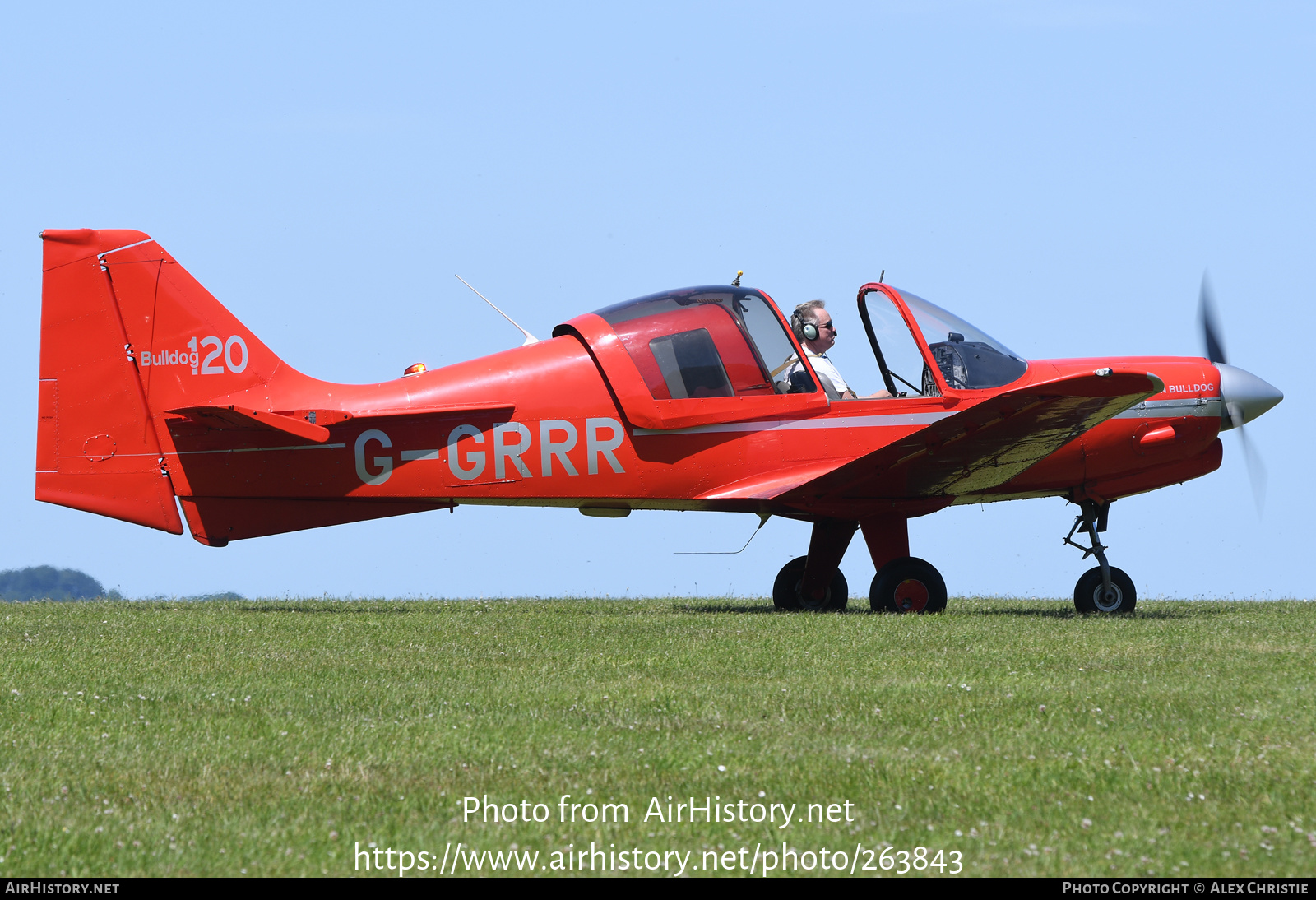 Aircraft Photo of G-GRRR | Scottish Aviation Bulldog 120/122 | AirHistory.net #263843