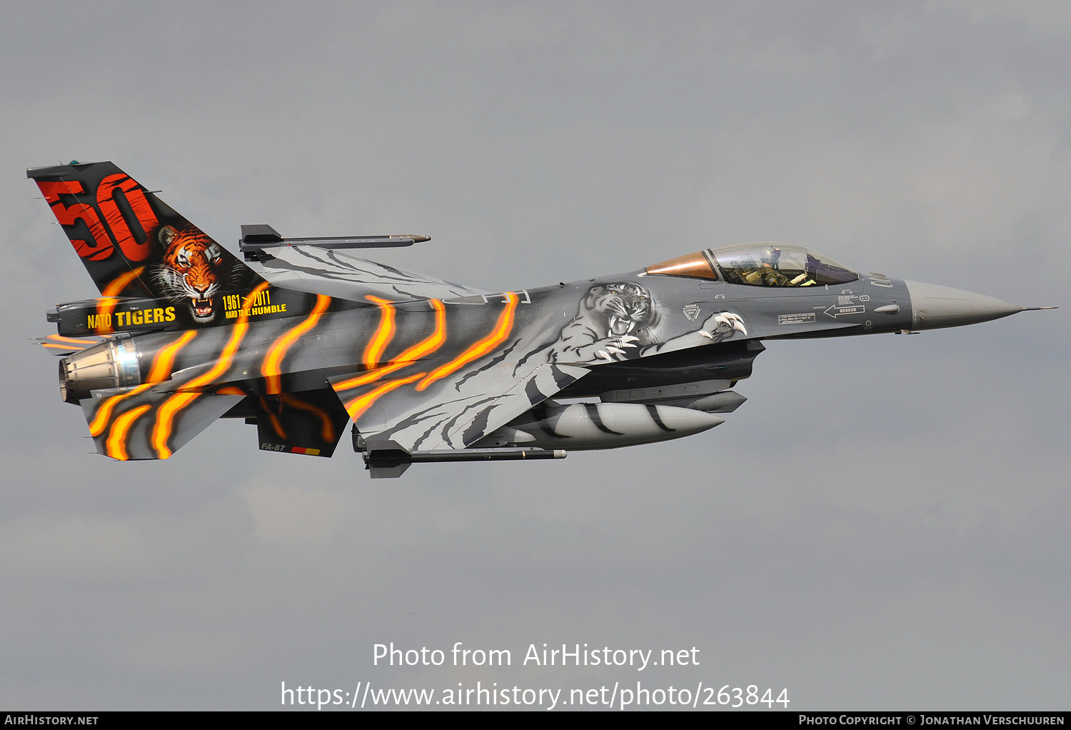 Aircraft Photo of FA87 | General Dynamics F-16AM Fighting Falcon | Belgium - Air Force | AirHistory.net #263844