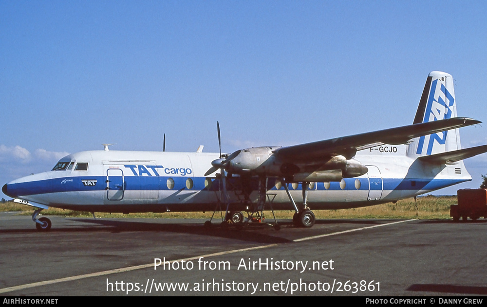 Aircraft Photo of F-GCJO | Fairchild Hiller FH-227B | TAT Cargo - Touraine Air Transport | AirHistory.net #263861