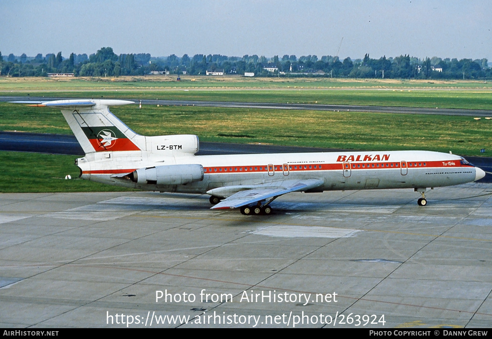 Aircraft Photo of LZ-BTM | Tupolev Tu-154B | Balkan - Bulgarian Airlines | AirHistory.net #263924