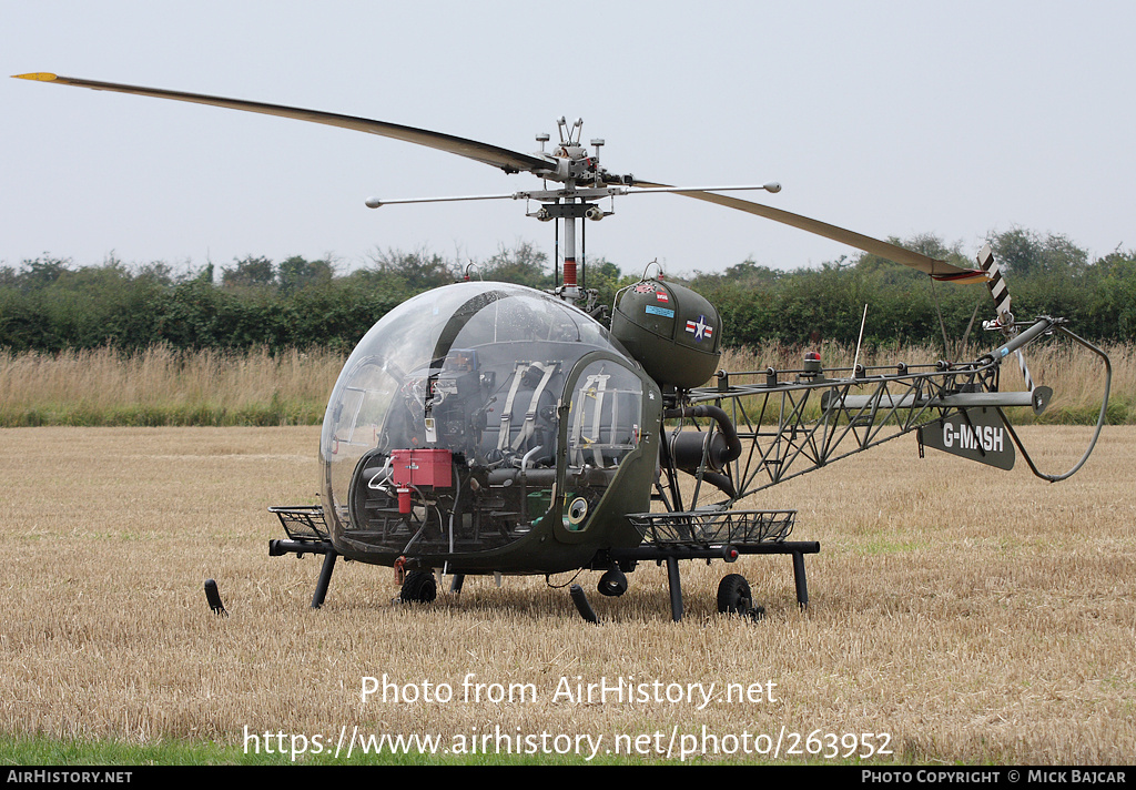 Aircraft Photo of G-MASH | Westland-Bell 47G-4A | USA - Army | AirHistory.net #263952