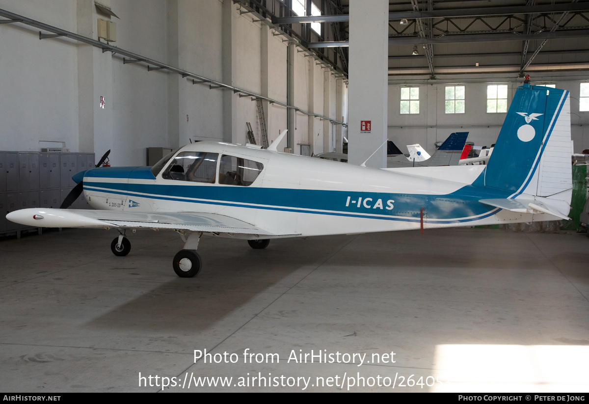 Aircraft Photo of I-ICAS | SIAI-Marchetti S-205-20R | AeCI - Aero Club d'Italia | AirHistory.net #264053