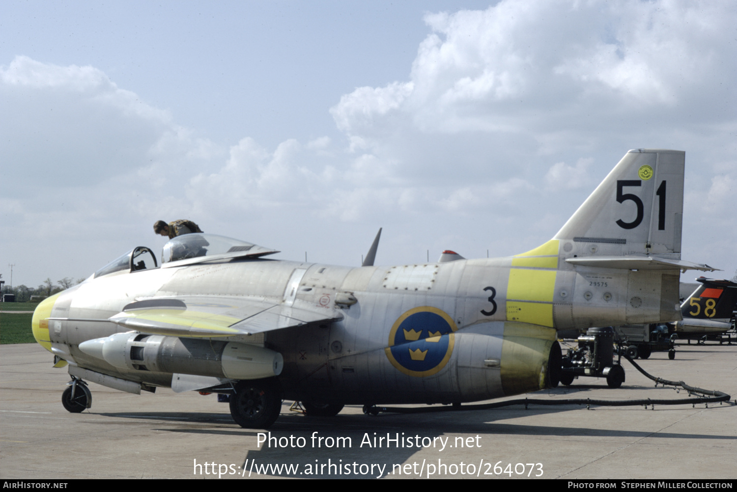 Aircraft Photo of 29575 | Saab J29F Tunnan | Sweden - Air Force | AirHistory.net #264073