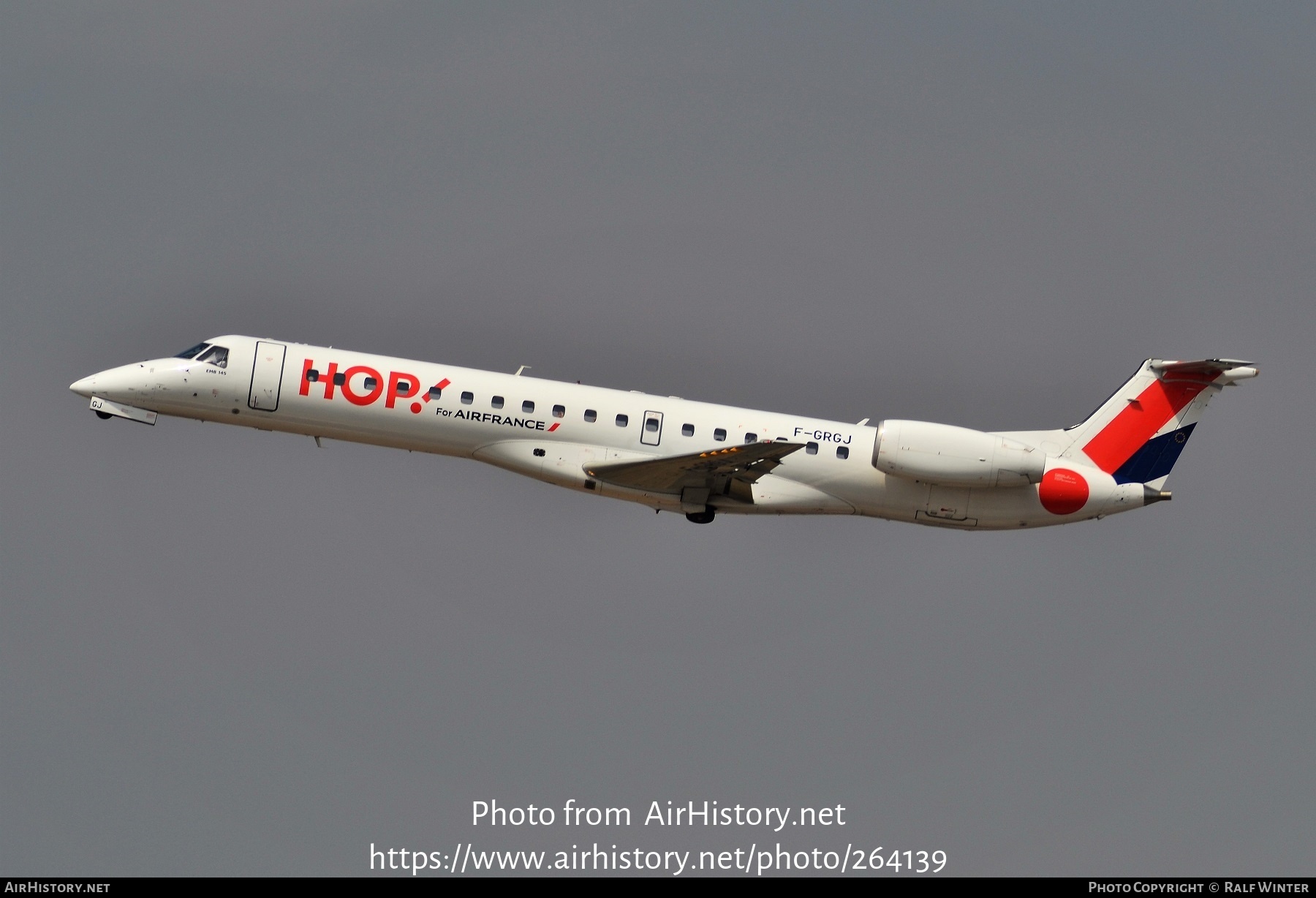 Aircraft Photo of F-GRGJ | Embraer ERJ-145EP (EMB-145EP) | Hop! | AirHistory.net #264139