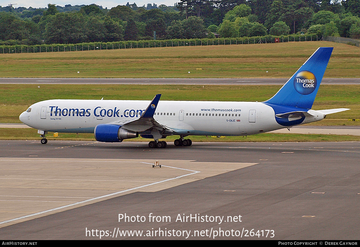 Aircraft Photo of G-DAJC | Boeing 767-31K/ER | Thomas Cook Airlines | AirHistory.net #264173