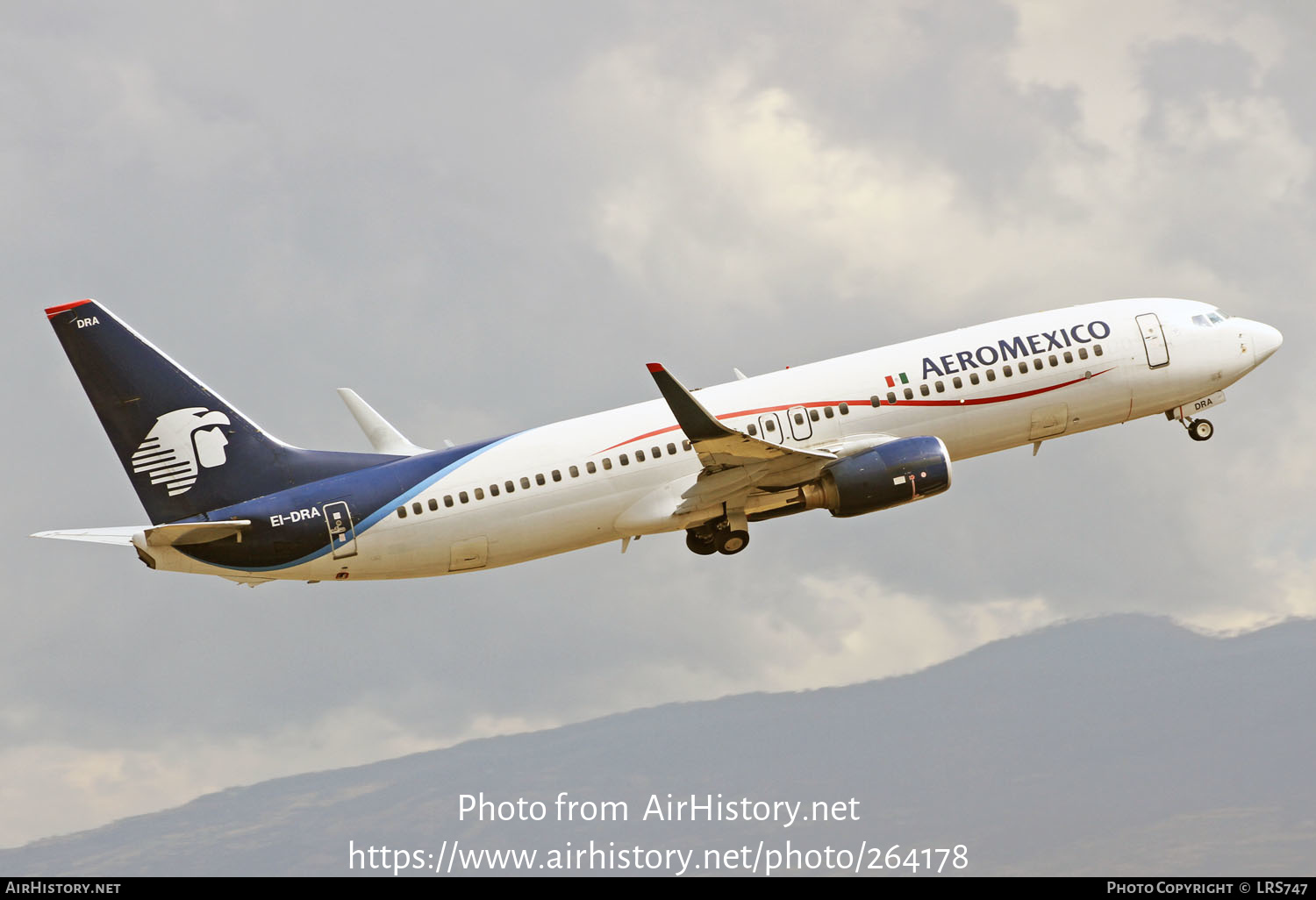 Aircraft Photo of EI-DRA | Boeing 737-852 | AeroMéxico | AirHistory.net #264178