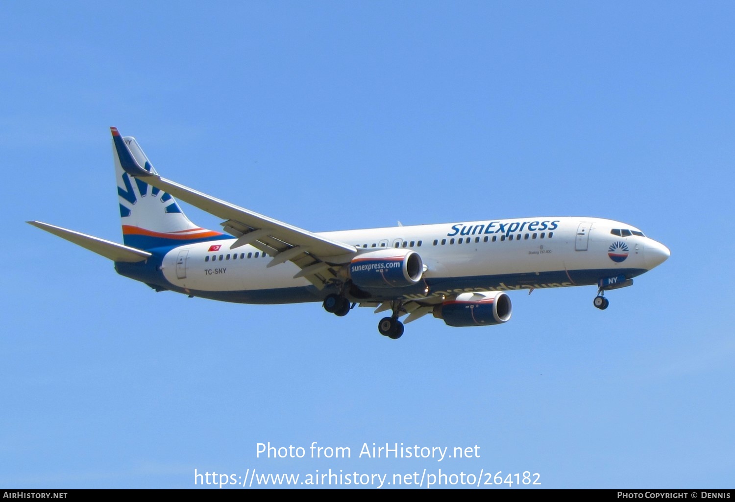 Aircraft Photo of TC-SNY | Boeing 737-8K5 | SunExpress | AirHistory.net #264182