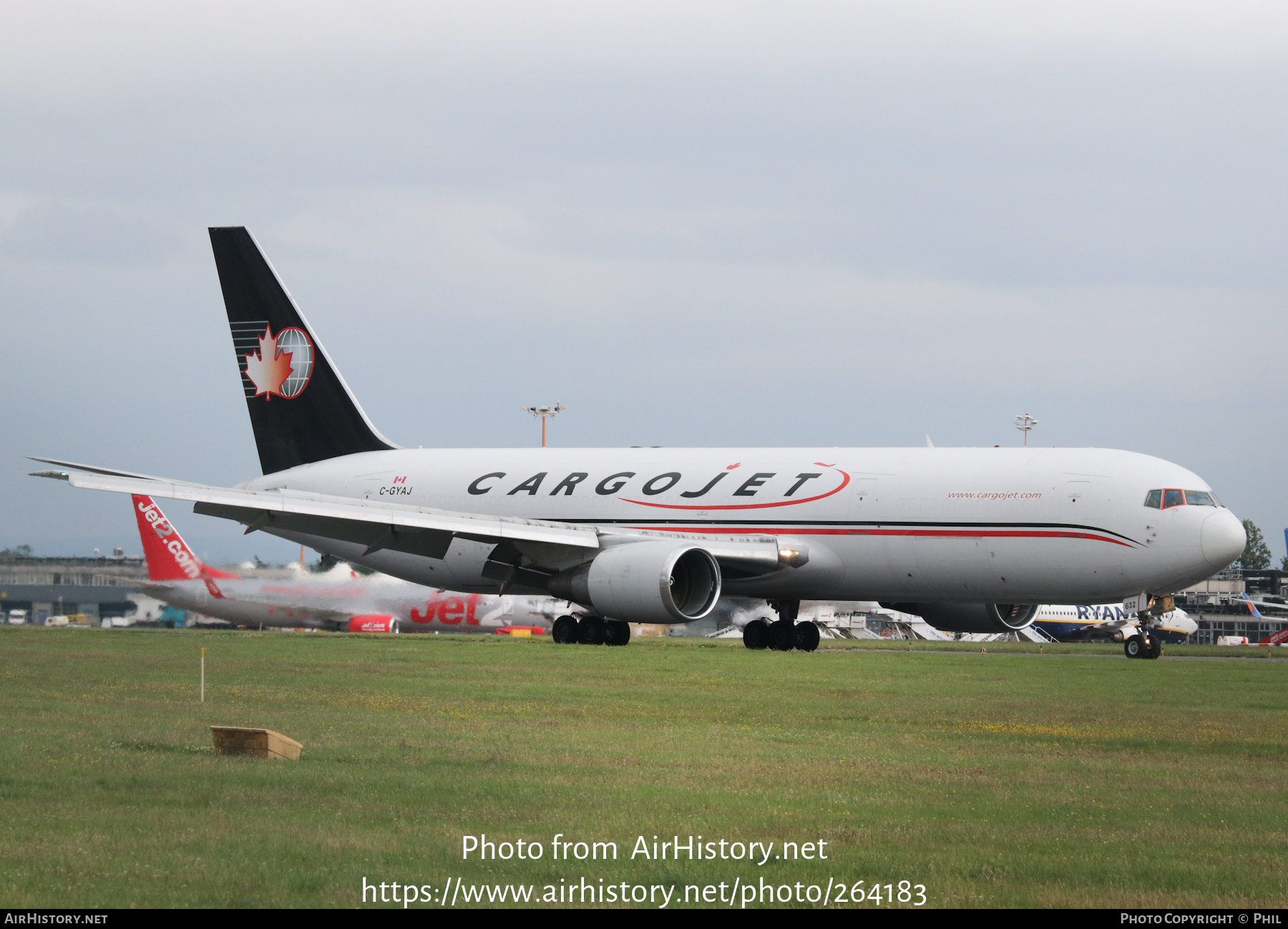 Aircraft Photo of C-GYAJ | Boeing 767-35E/ER(BCF) | Cargojet | AirHistory.net #264183