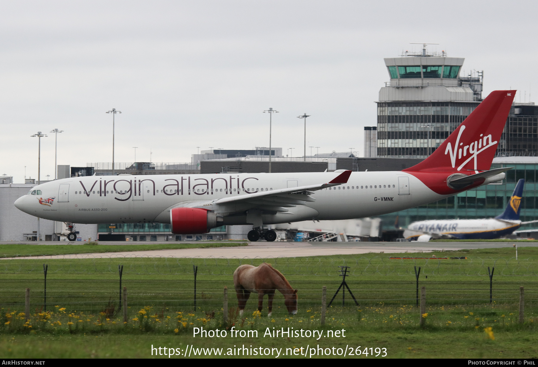 Aircraft Photo of G-VMNK | Airbus A330-223 | Virgin Atlantic Airways | AirHistory.net #264193