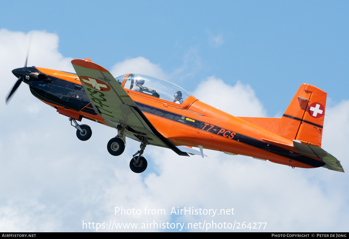 Aircraft Photo of T7-PCS | Pilatus PC-7 | Switzerland - Air Force | AirHistory.net #264277