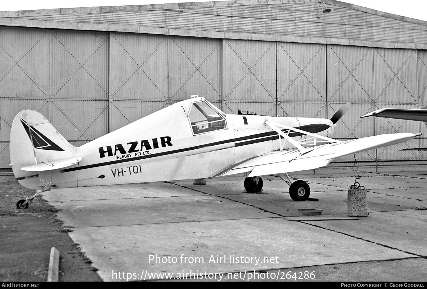 Aircraft Photo of VH-TOI | Piper PA-25-235 Pawnee | Hazair | AirHistory.net #264286