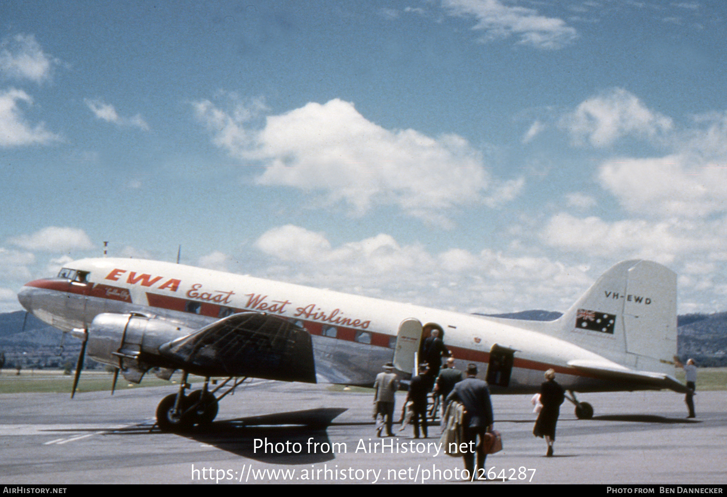 Aircraft Photo of VH-EWD | Douglas DC-3(C) | East-West Airlines | AirHistory.net #264287