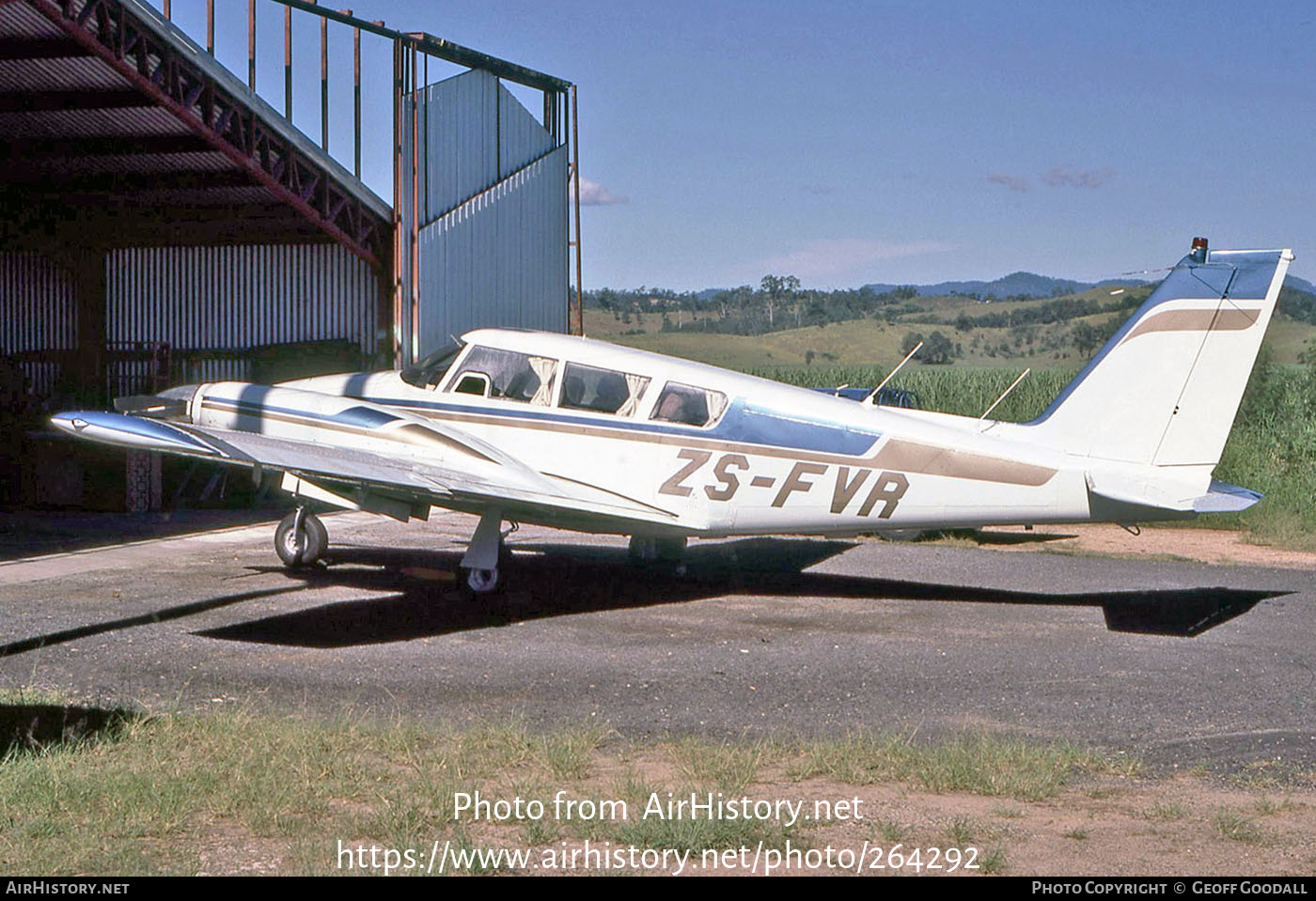 Aircraft Photo of ZS-FVR | Piper PA-30-160 Twin Comanche C | AirHistory.net #264292