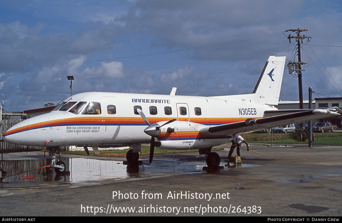 Aircraft Photo of N305EB | Embraer EMB-110P1 Bandeirante | Embraer | AirHistory.net #264383