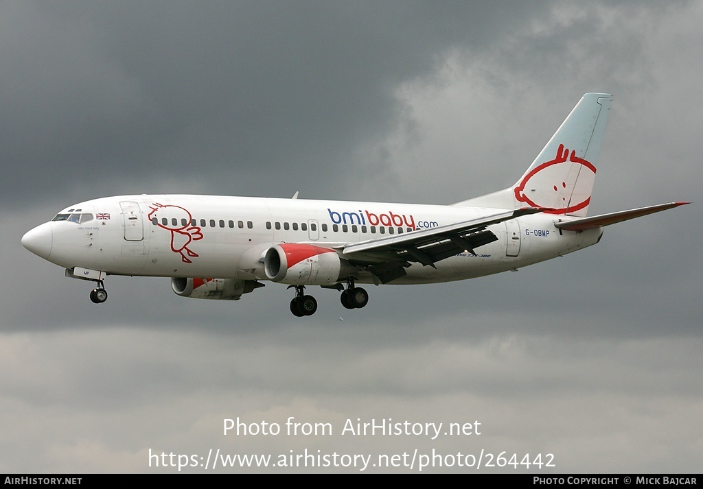 Aircraft Photo of G-OBMP | Boeing 737-3Q8 | Bmibaby | AirHistory.net #264442