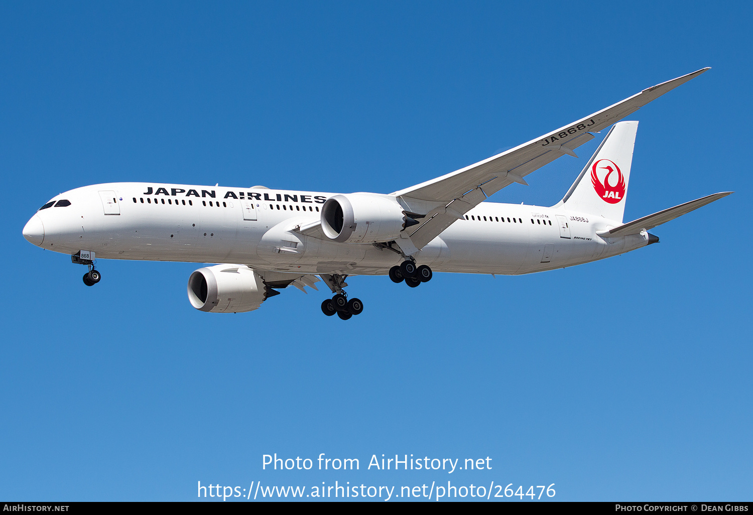 Aircraft Photo of JA868J | Boeing 787-9 Dreamliner | Japan Airlines - JAL | AirHistory.net #264476