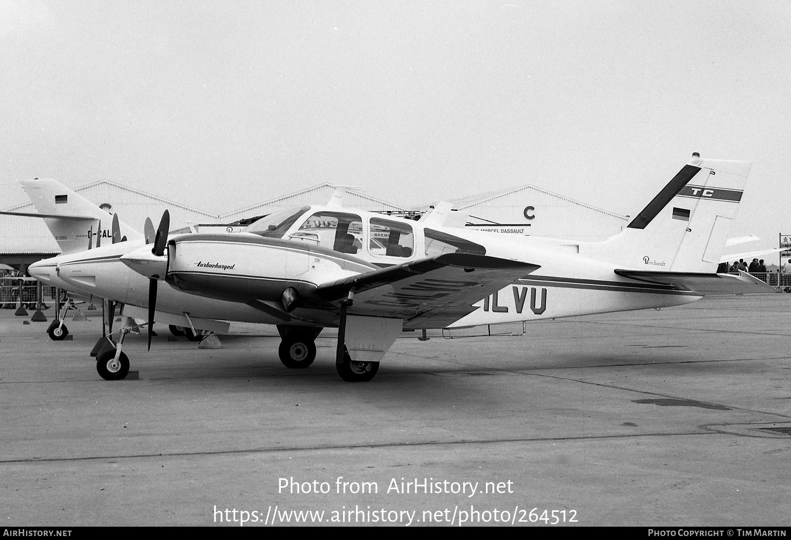 Aircraft Photo of D-ILVU | Beech 56TC Turbo Baron | AirHistory.net #264512