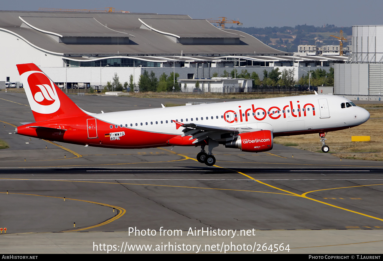 Aircraft Photo of F-WWIG | Airbus A320-214 | Air Berlin | AirHistory.net #264564