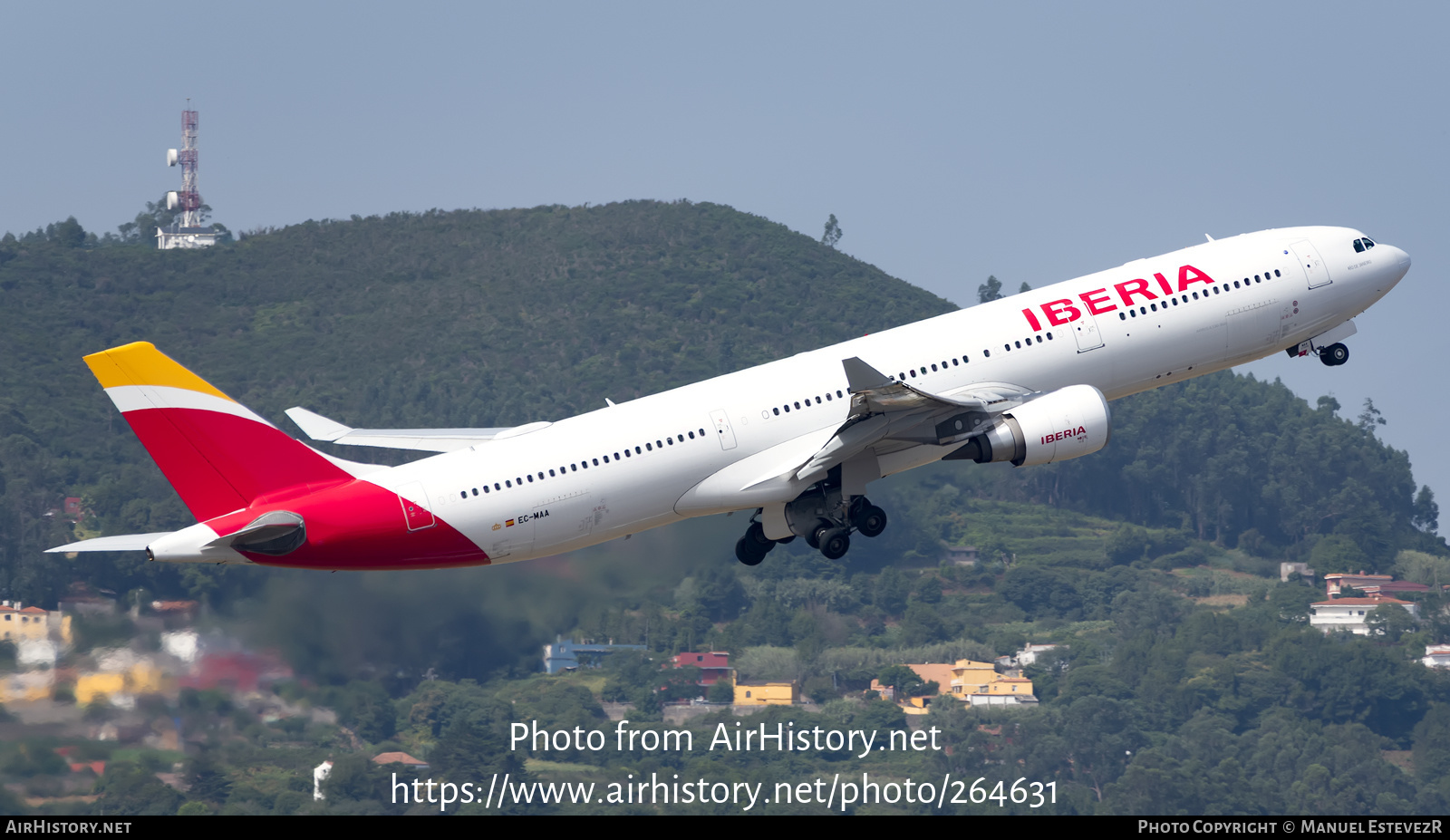 Aircraft Photo of EC-MAA | Airbus A330-302 | Iberia | AirHistory.net #264631