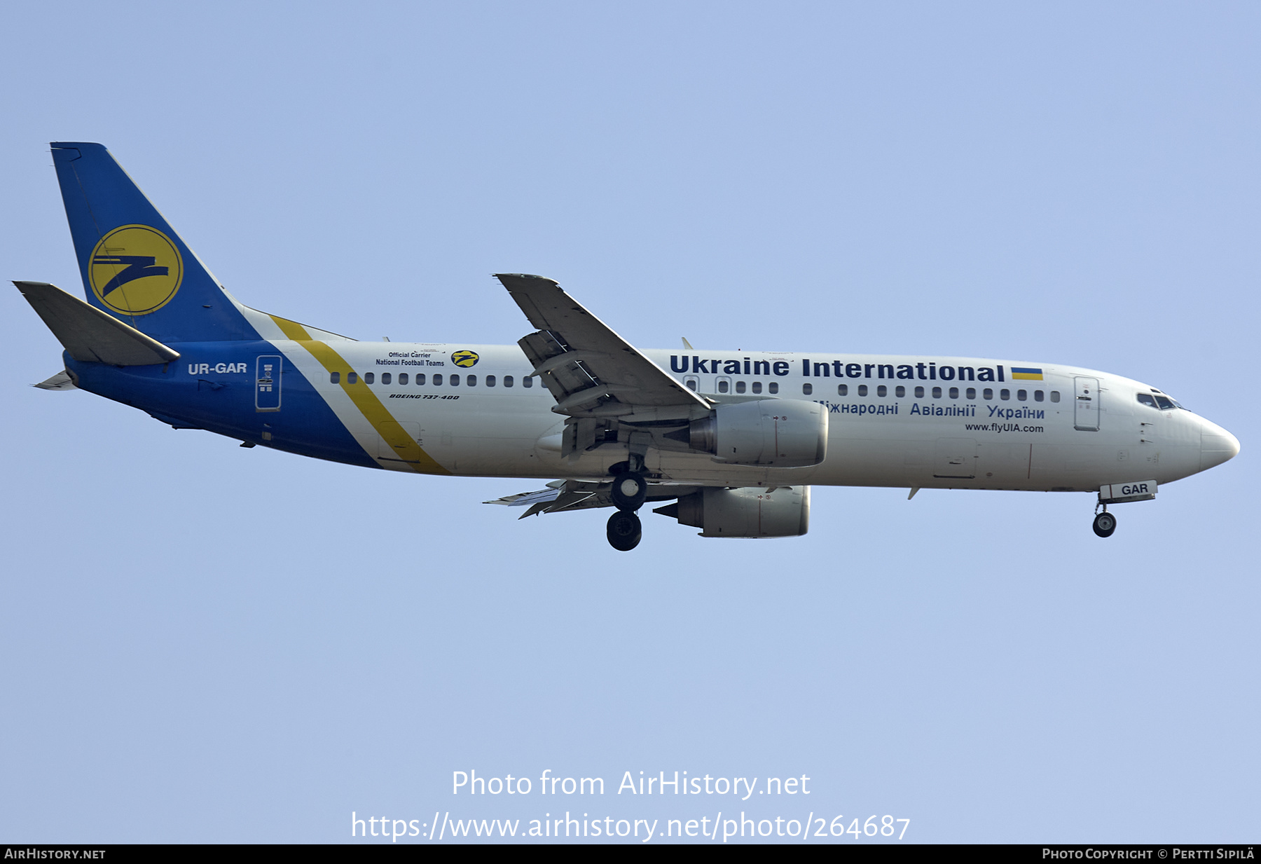 Aircraft Photo of UR-GAR | Boeing 737-4Y0 | Ukraine International Airlines | AirHistory.net #264687