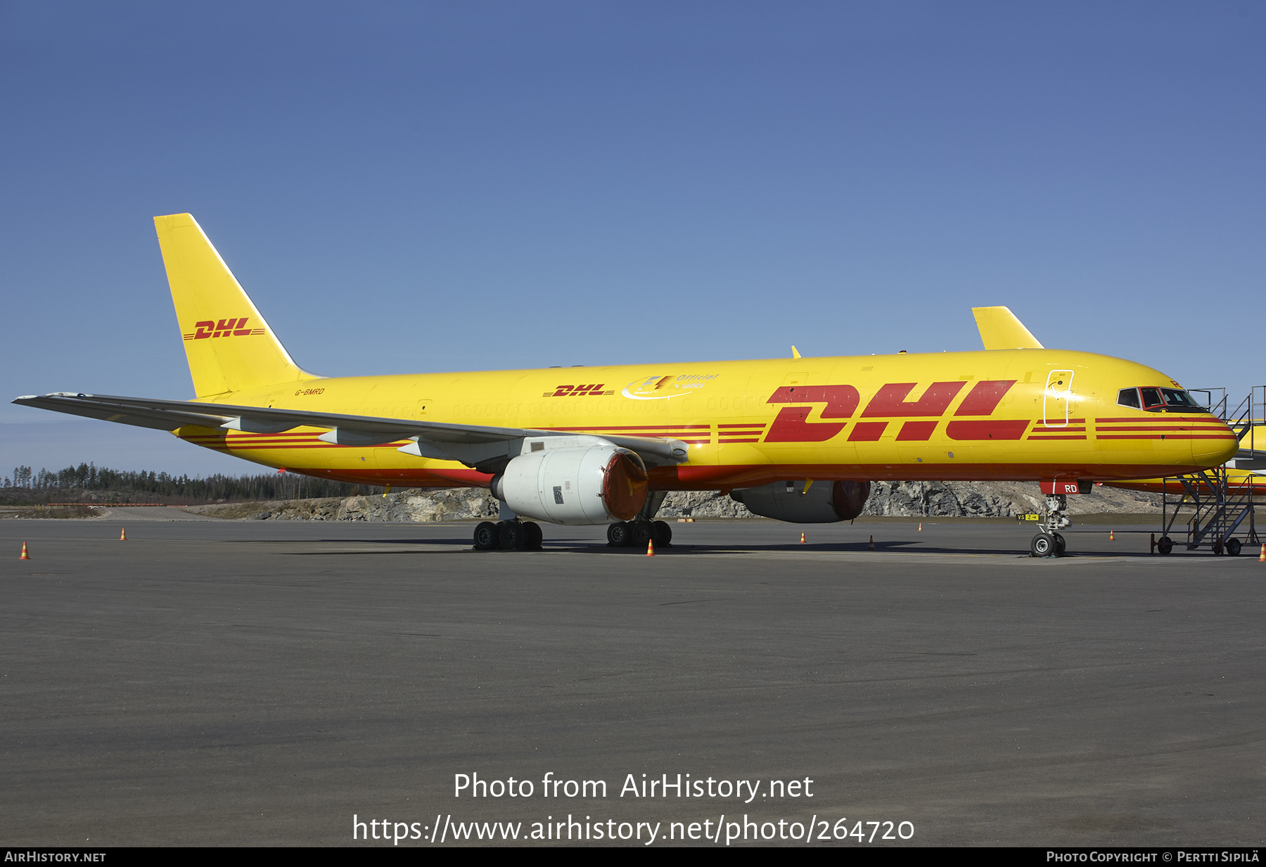 Aircraft Photo of G-BMRD | Boeing 757-236/SF | DHL International | AirHistory.net #264720