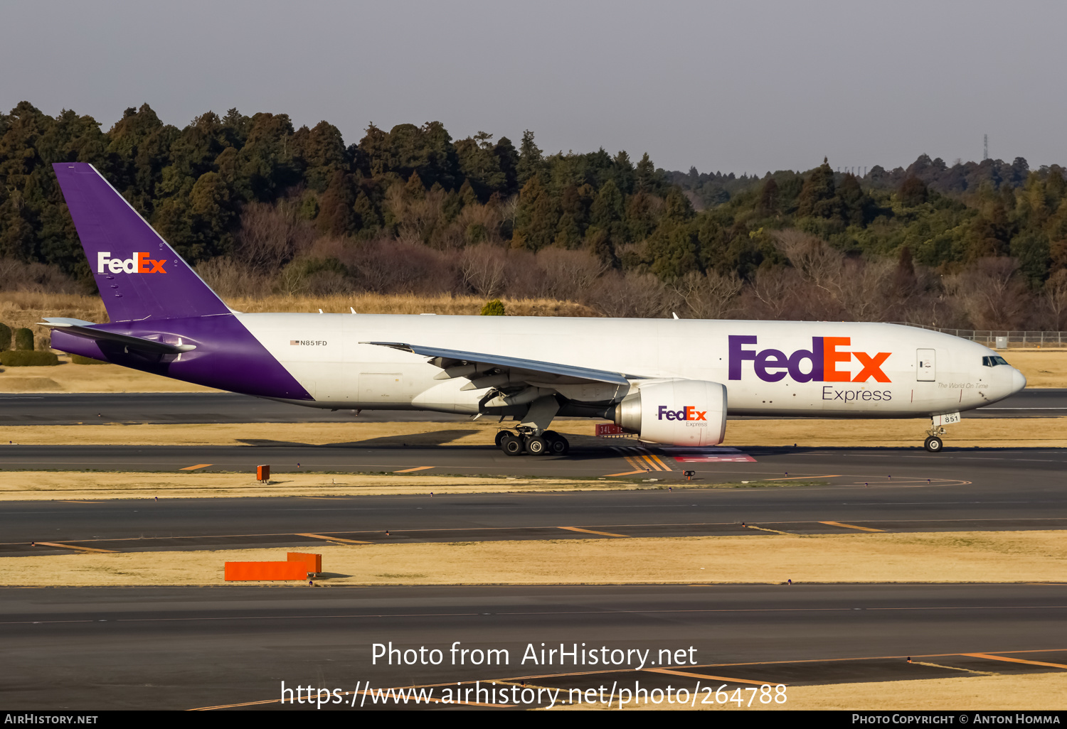 Aircraft Photo of N851FD | Boeing 777-FS2 | FedEx Express - Federal Express | AirHistory.net #264788