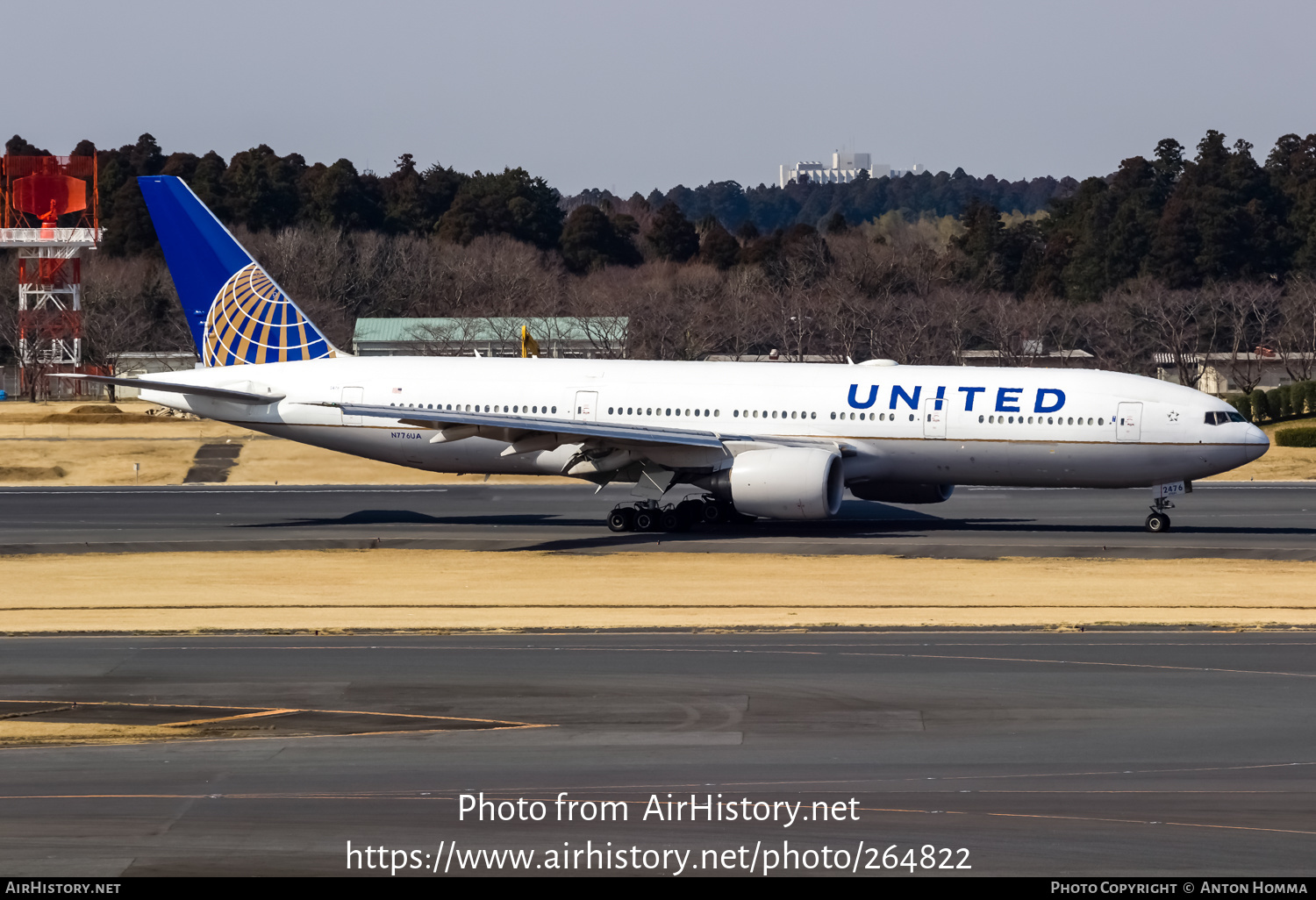 Aircraft Photo of N776UA | Boeing 777-222 | United Airlines | AirHistory.net #264822