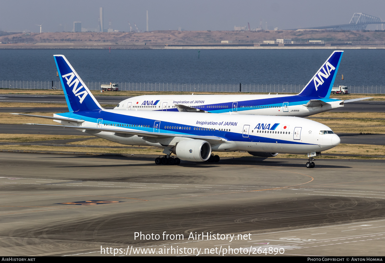 Aircraft Photo of JA741A | Boeing 777-281/ER | All Nippon Airways - ANA | AirHistory.net #264890