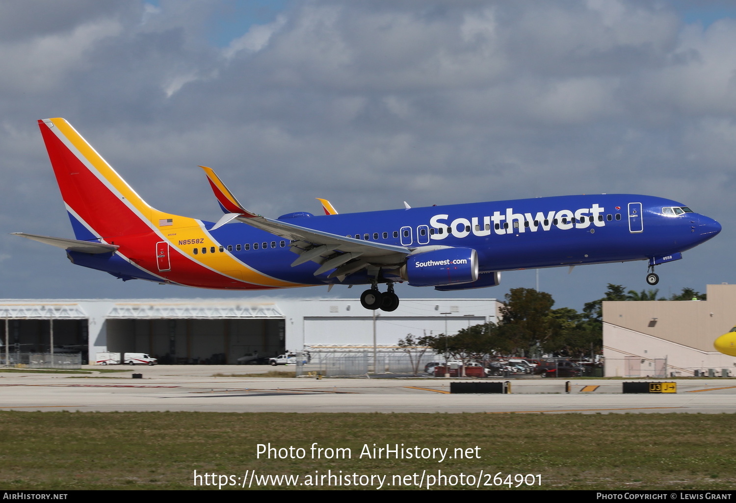 Aircraft Photo of N8558Z | Boeing 737-800 | Southwest Airlines | AirHistory.net #264901