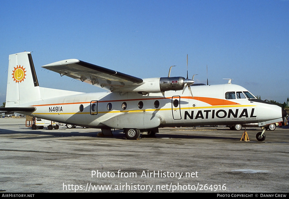 Aircraft Photo of N481A | Nord 262A-21 | National Commuter Airlines | AirHistory.net #264916