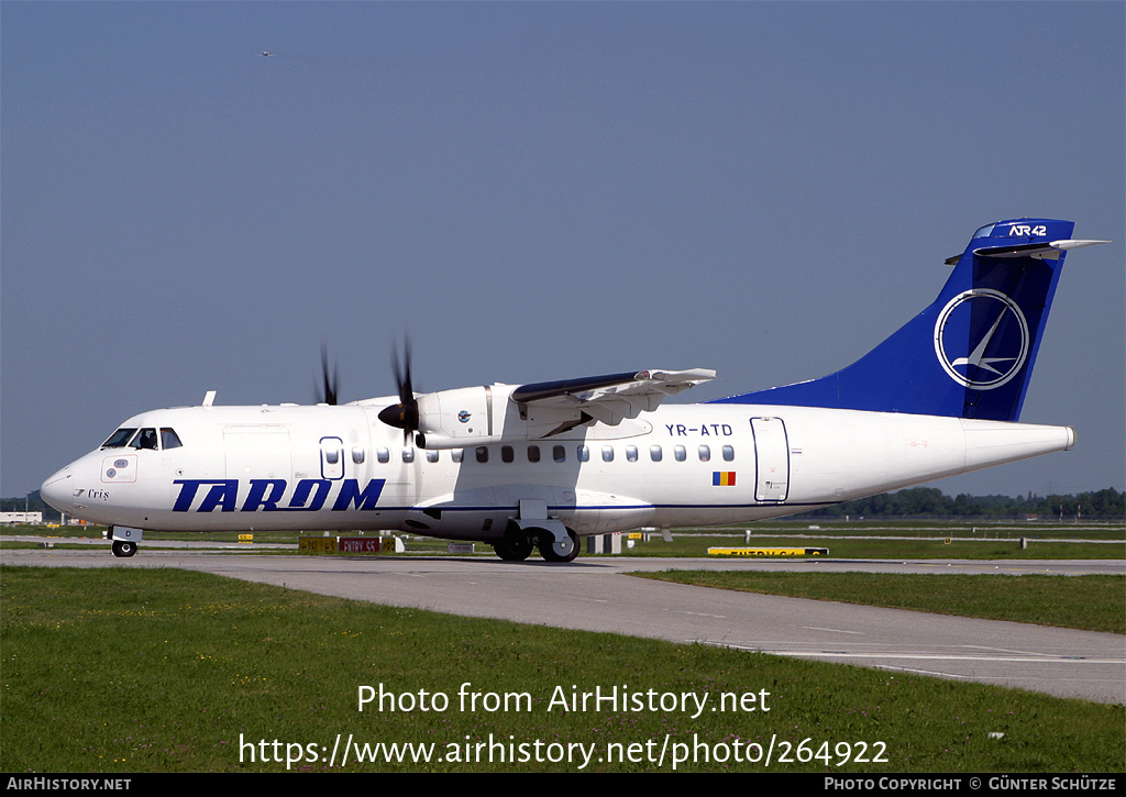 Aircraft Photo of YR-ATD | ATR ATR-42-500 | TAROM - Transporturile Aeriene Române | AirHistory.net #264922