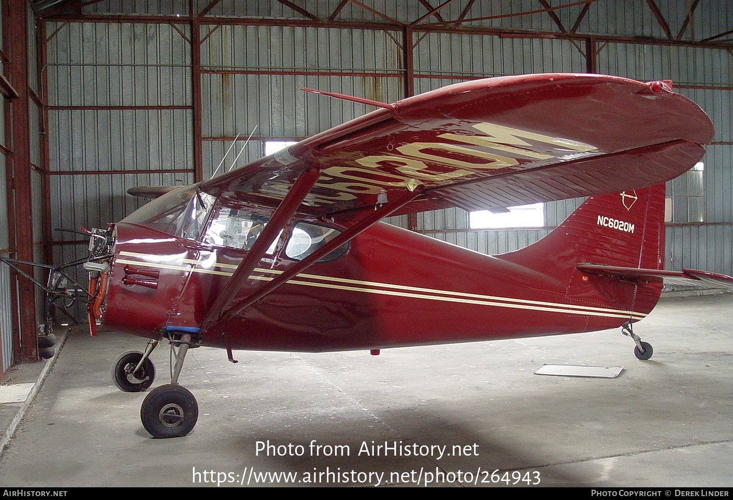 Aircraft Photo of N6020M / NC6020M | Stinson 108-3 | AirHistory.net #264943