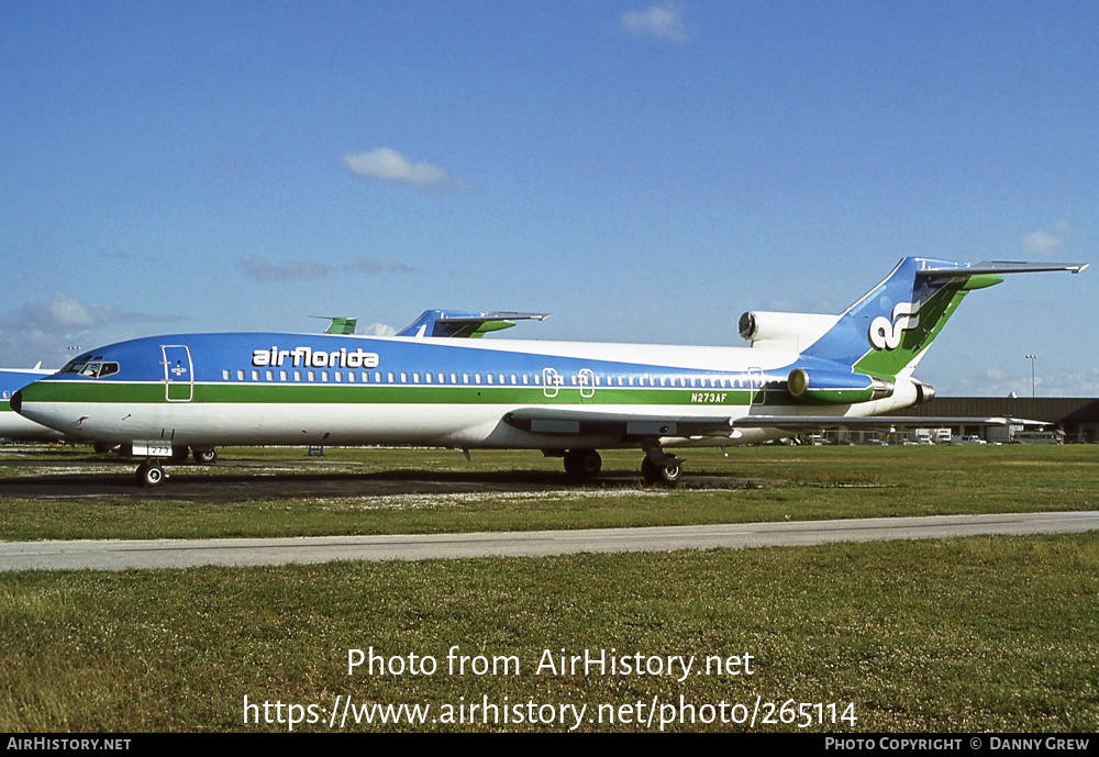 Aircraft Photo of N273AF | Boeing 727-227/Adv | Air Florida | AirHistory.net #265114