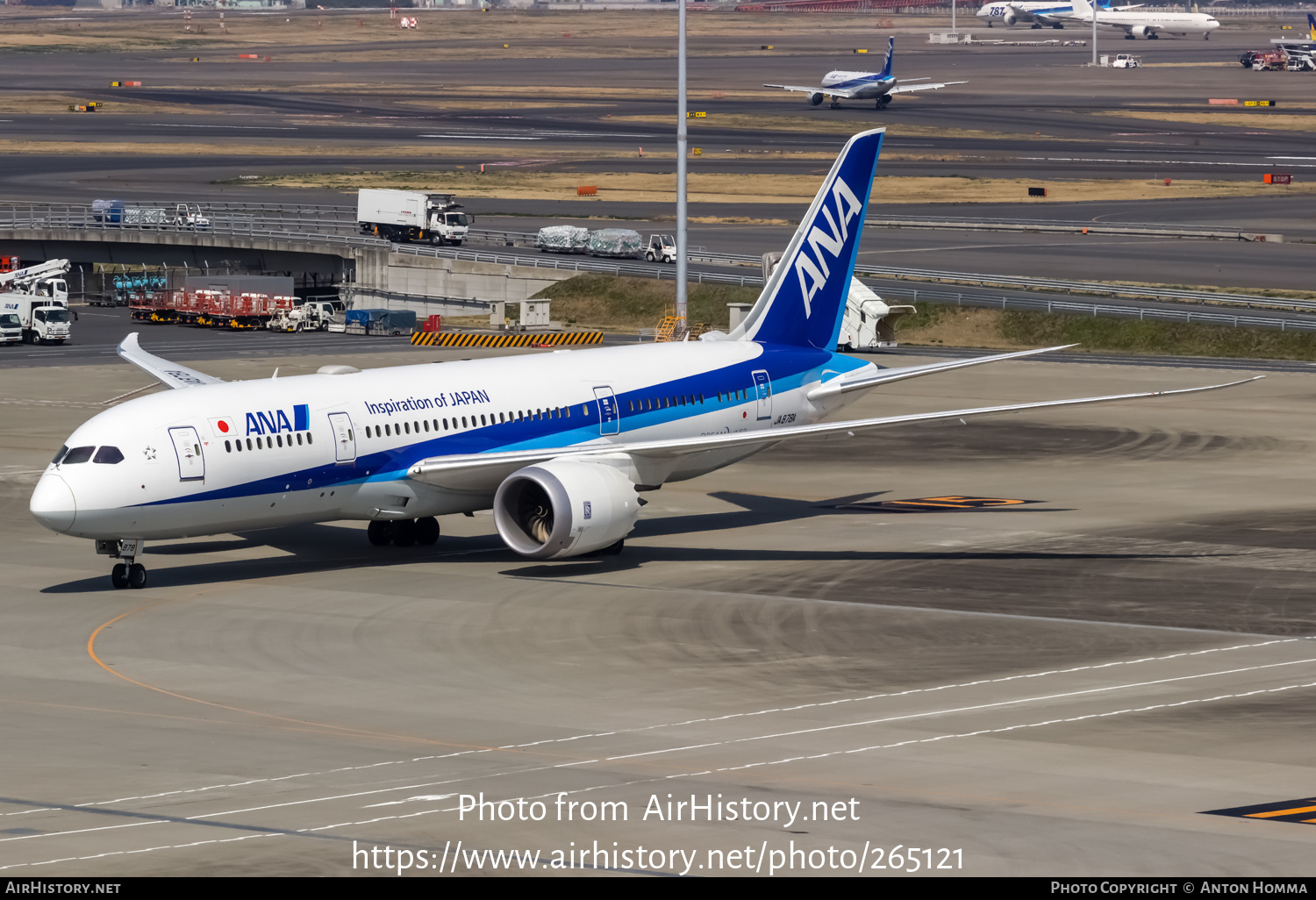 Aircraft Photo of JA878A | Boeing 787-8 Dreamliner | All Nippon Airways - ANA | AirHistory.net #265121