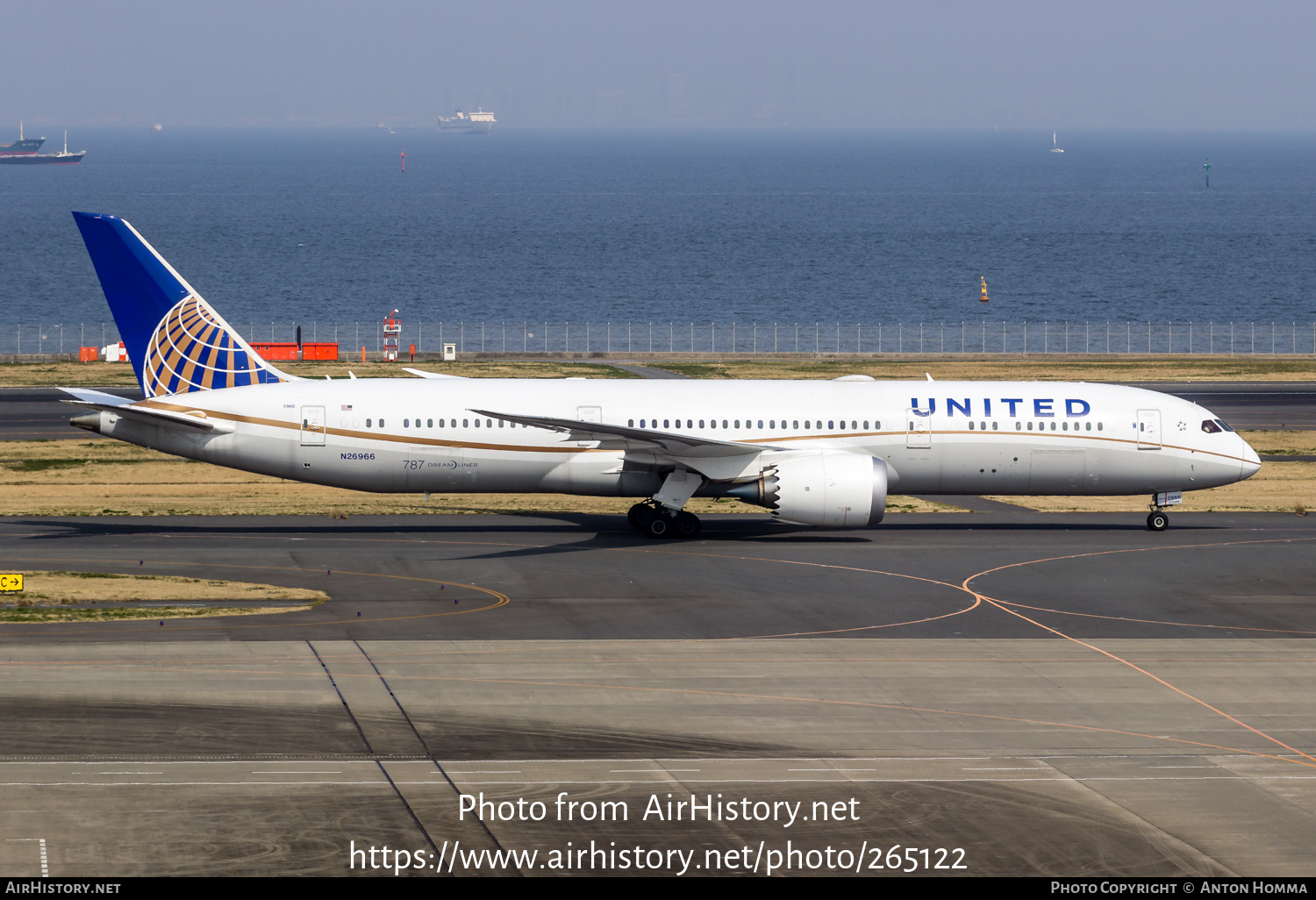 Aircraft Photo of N26966 | Boeing 787-9 Dreamliner | United Airlines | AirHistory.net #265122