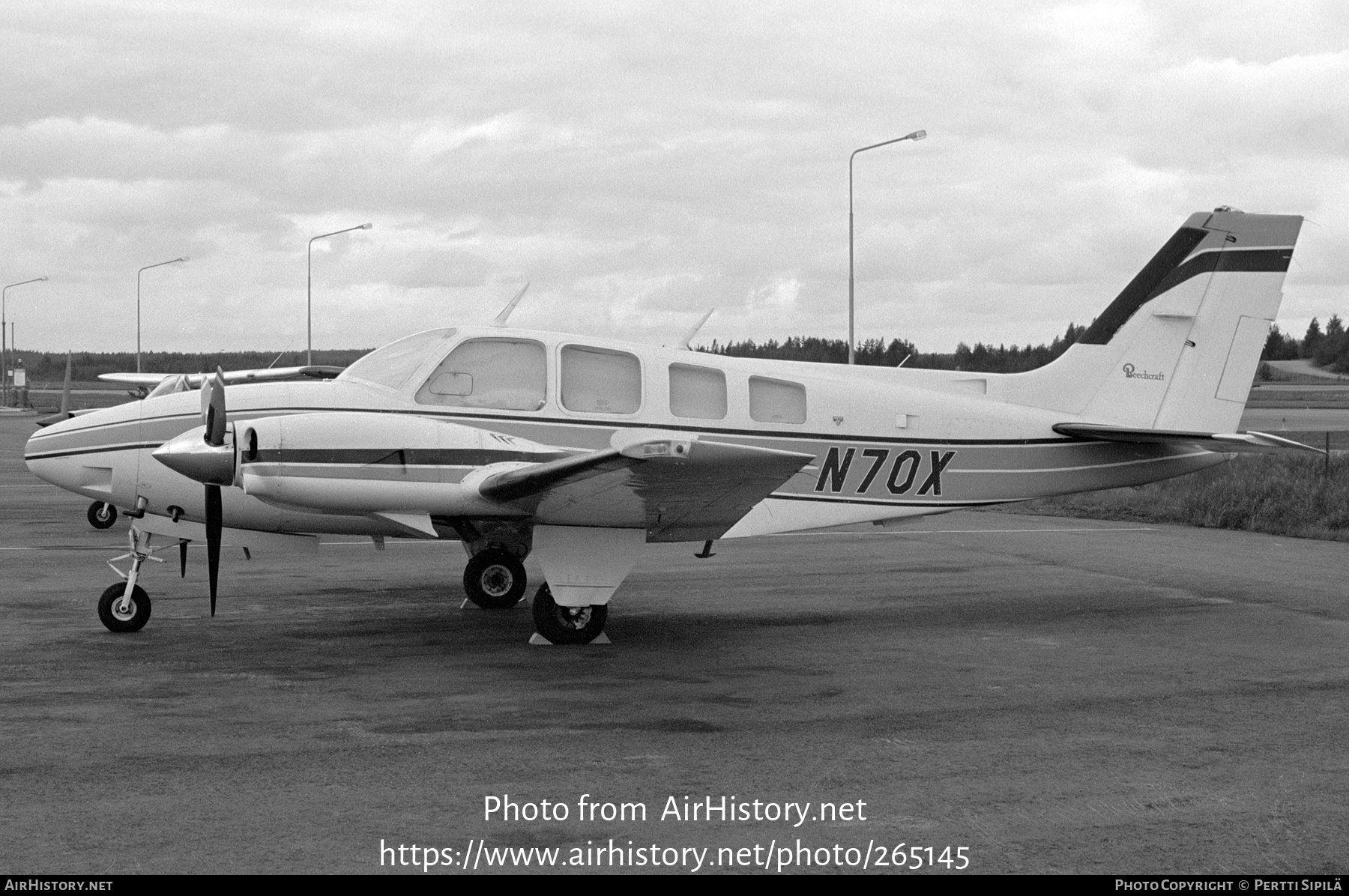 Aircraft Photo of N70X | Beech 58TC Turbocharged Baron | AirHistory.net #265145