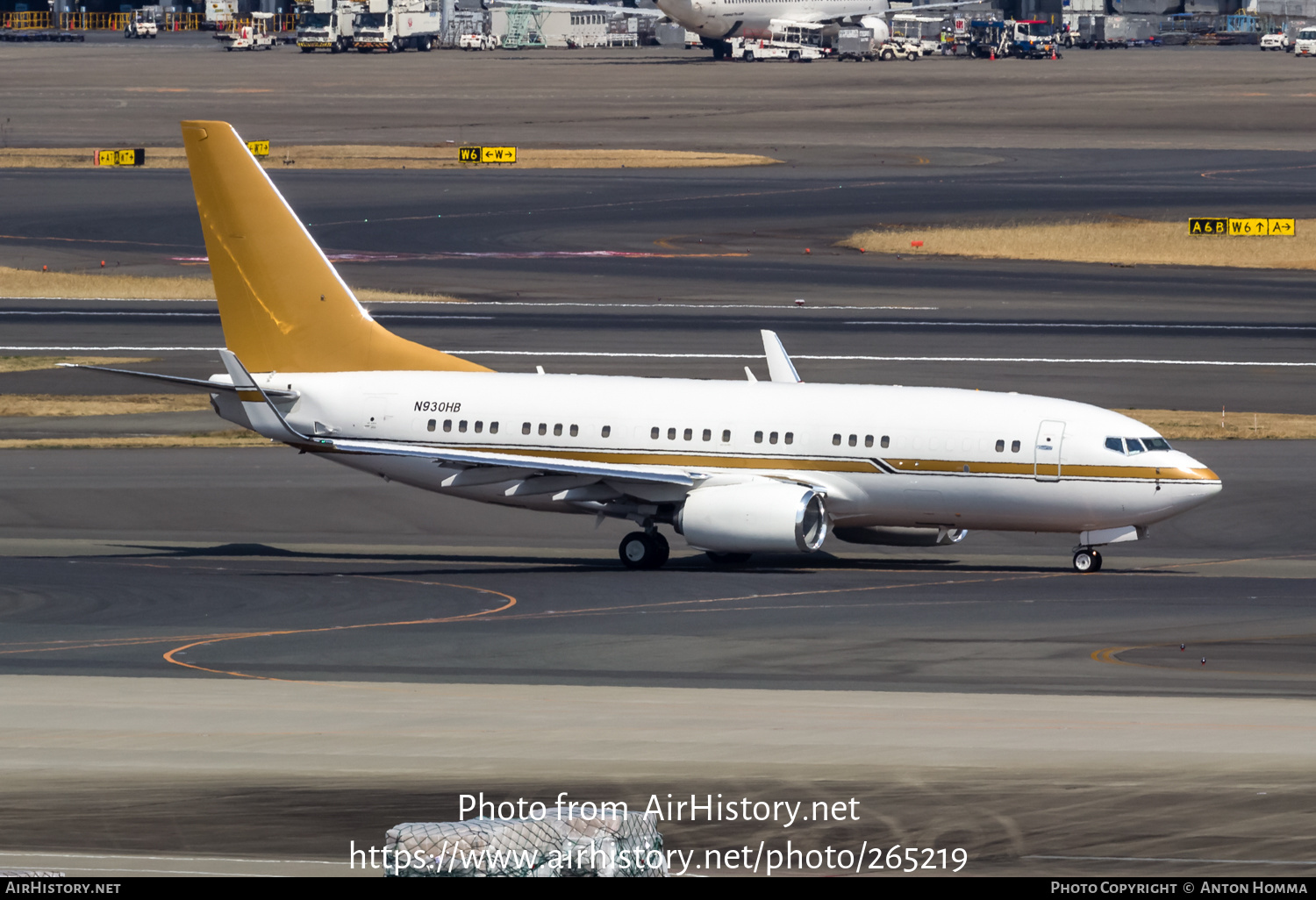 Aircraft Photo of N930HB | Boeing 737-7ZH BBJ | AirHistory.net #265219