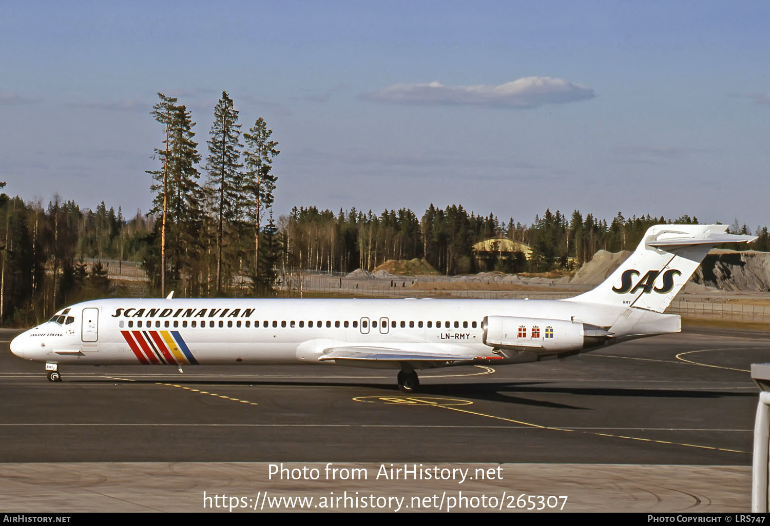 Aircraft Photo of LN-RMY | McDonnell Douglas MD-87 (DC-9-87) | Scandinavian Airlines - SAS | AirHistory.net #265307