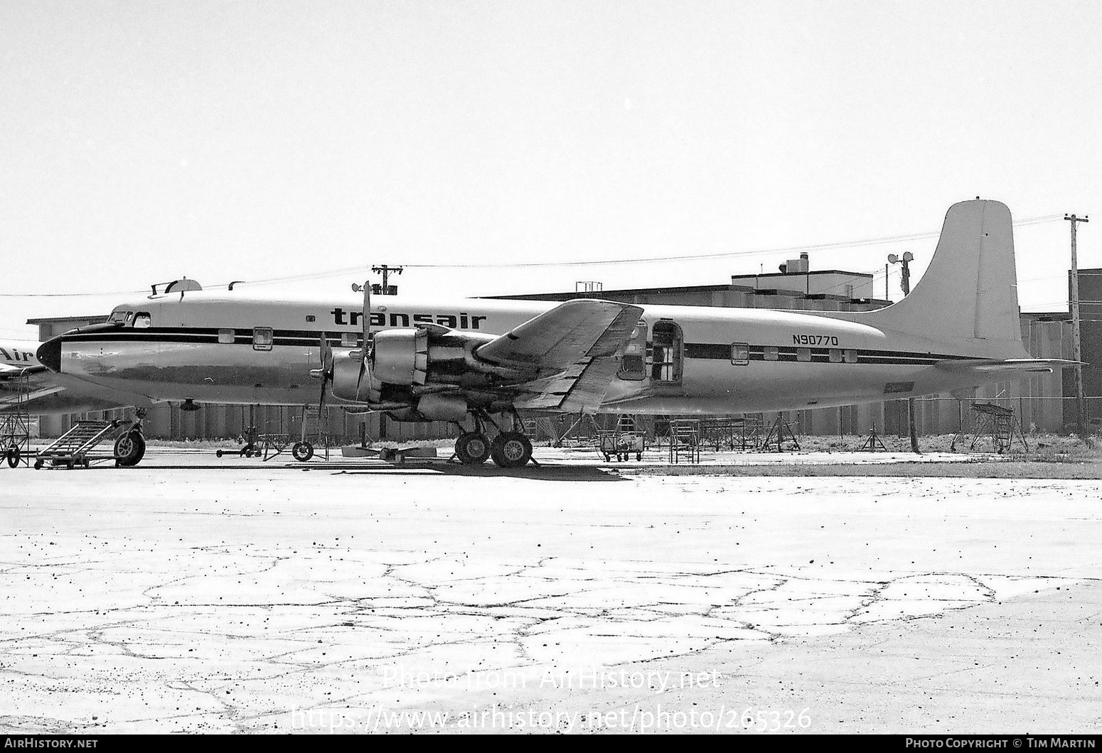 Aircraft Photo of N90770 | Douglas DC-6B | Transair | AirHistory.net #265326