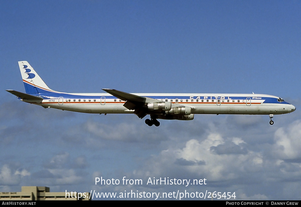 Aircraft Photo of N8762 | McDonnell Douglas DC-8-61 | Capitol Airways | AirHistory.net #265454