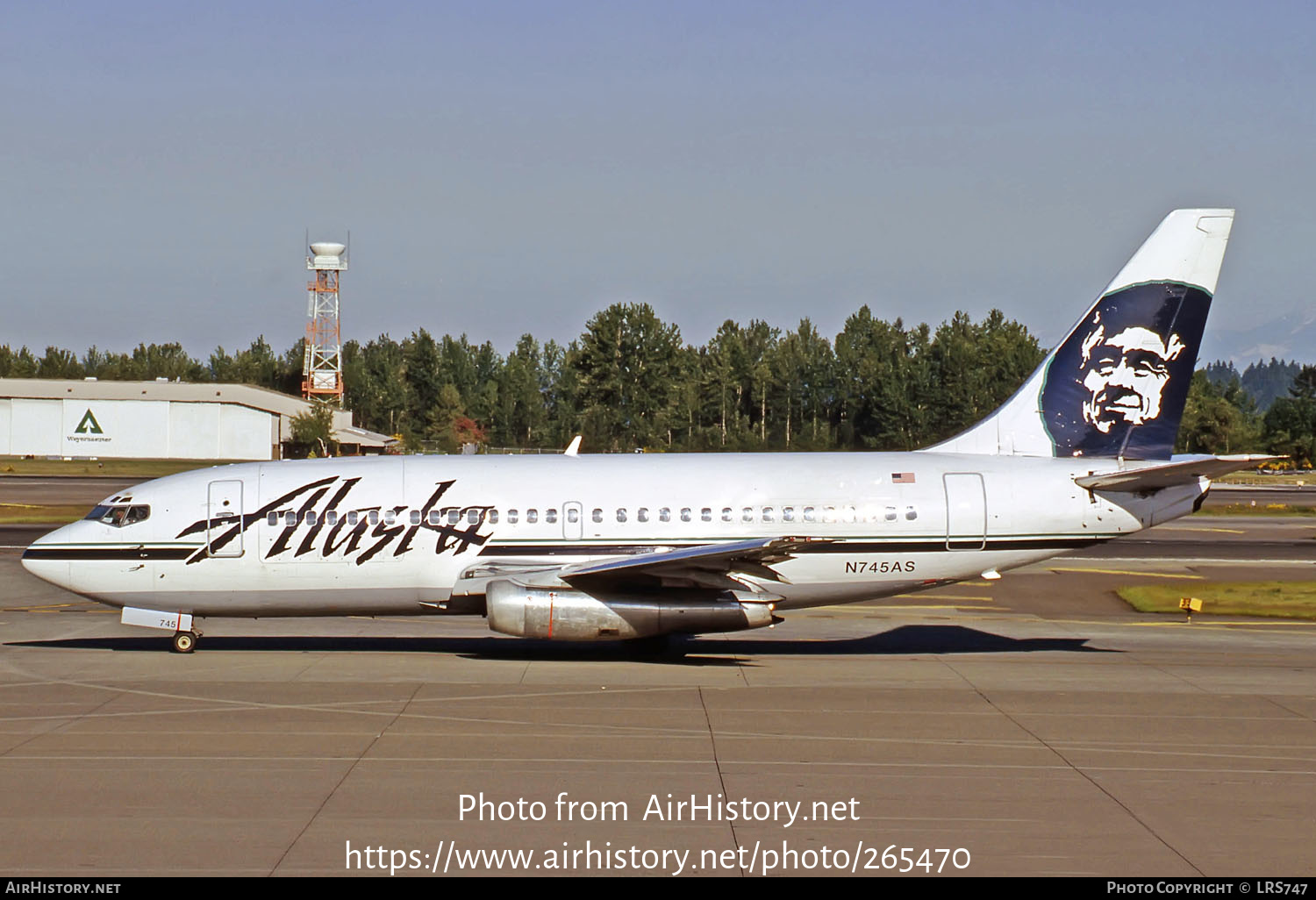 Aircraft Photo of N745AS | Boeing 737-298C/Adv | Alaska Airlines | AirHistory.net #265470