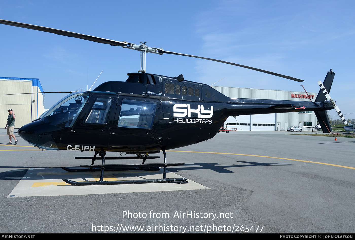 Aircraft Photo of C-FJPH | Bell 206B-3 JetRanger III | Sky Helicopters | AirHistory.net #265477