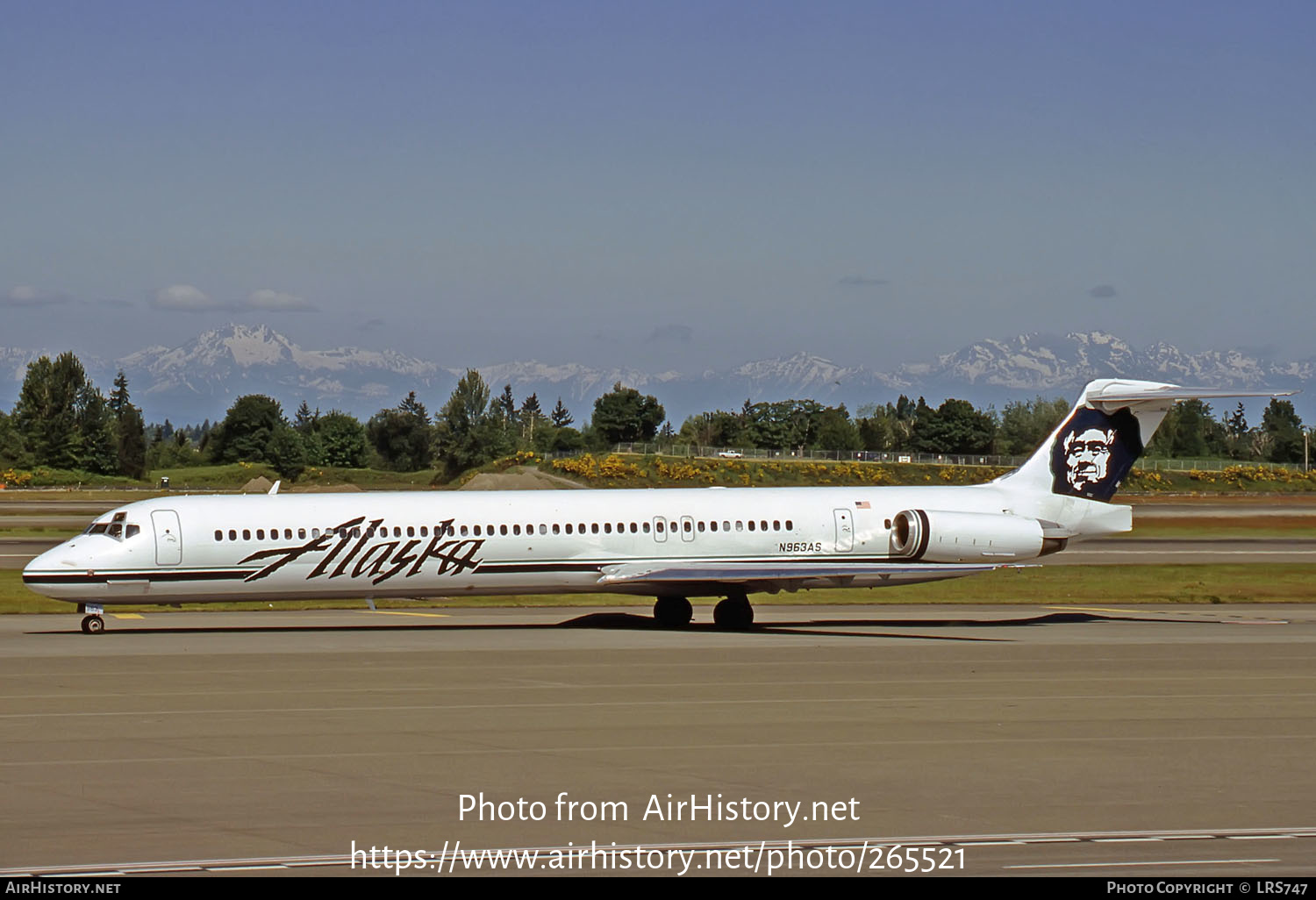 Aircraft Photo of N963AS | McDonnell Douglas MD-83 (DC-9-83) | Alaska Airlines | AirHistory.net #265521