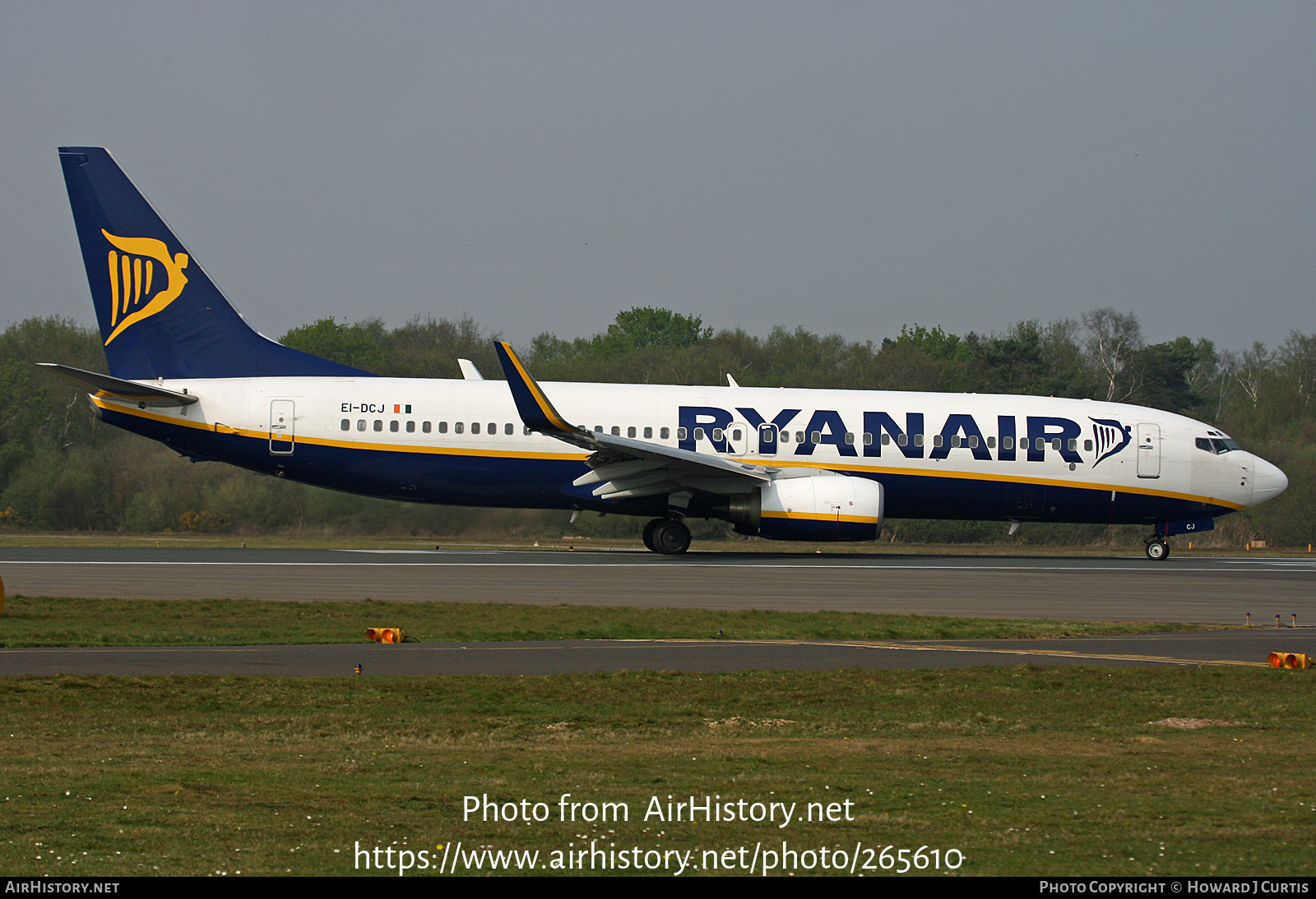 Aircraft Photo of EI-DCJ | Boeing 737-8AS | Ryanair | AirHistory.net #265610