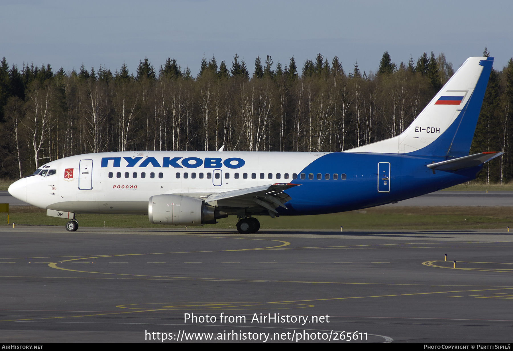 Aircraft Photo of EI-CDH | Boeing 737-548 | Pulkovo Airlines | AirHistory.net #265611