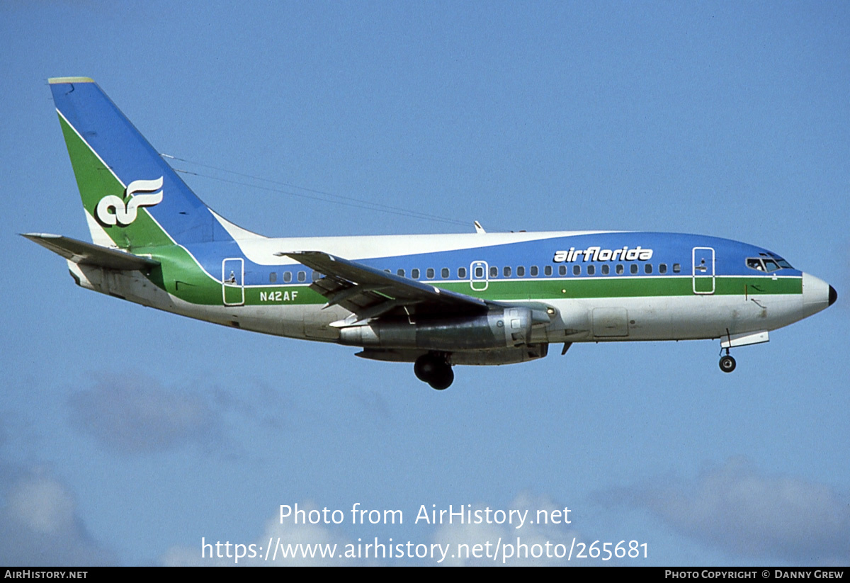 Aircraft Photo of N42AF | Boeing 737-112 | Air Florida | AirHistory.net #265681