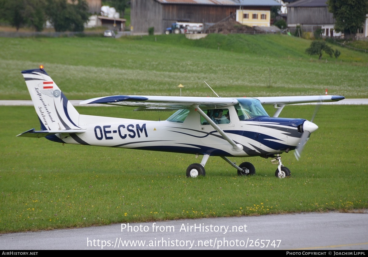 Aircraft Photo of OE-CSM | Cessna 152 | Luftsportverband Salzburg | AirHistory.net #265747