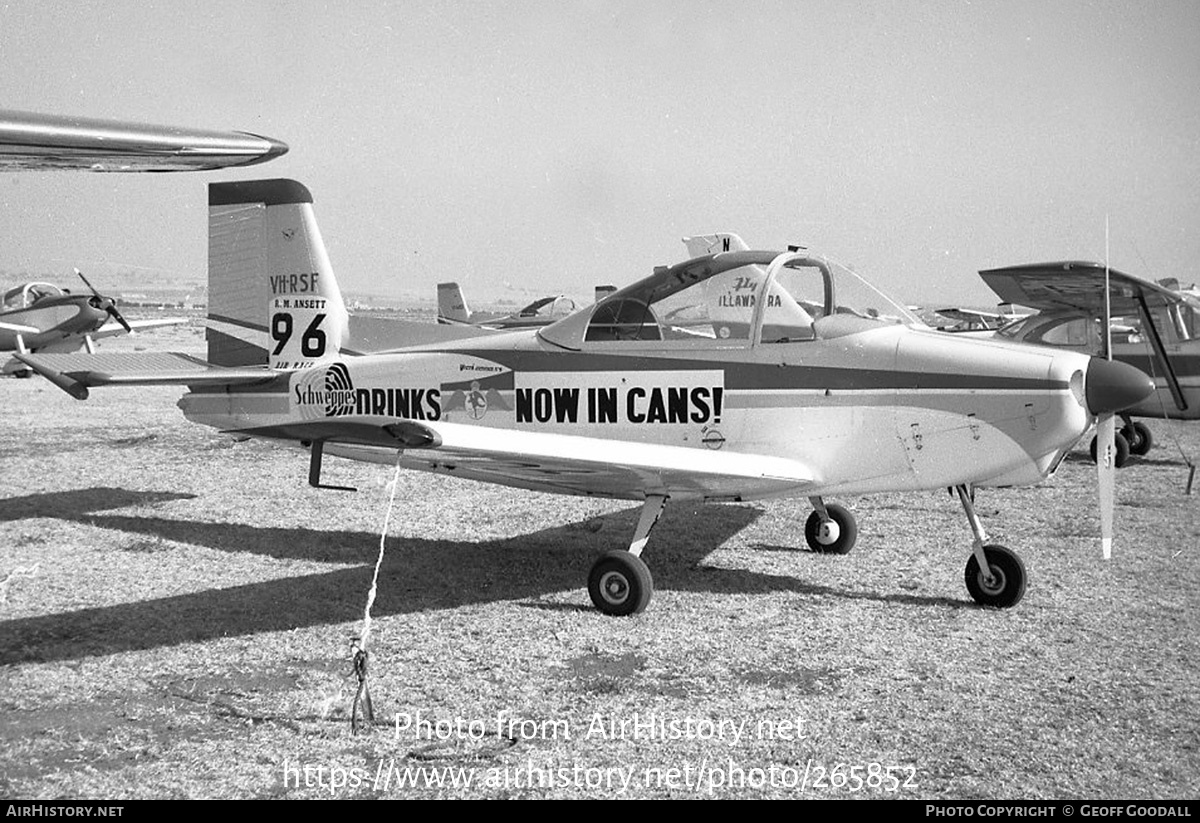 Aircraft Photo of VH-RSF | Victa Airtourer 115 | Royal Aero Club of NSW | AirHistory.net #265852