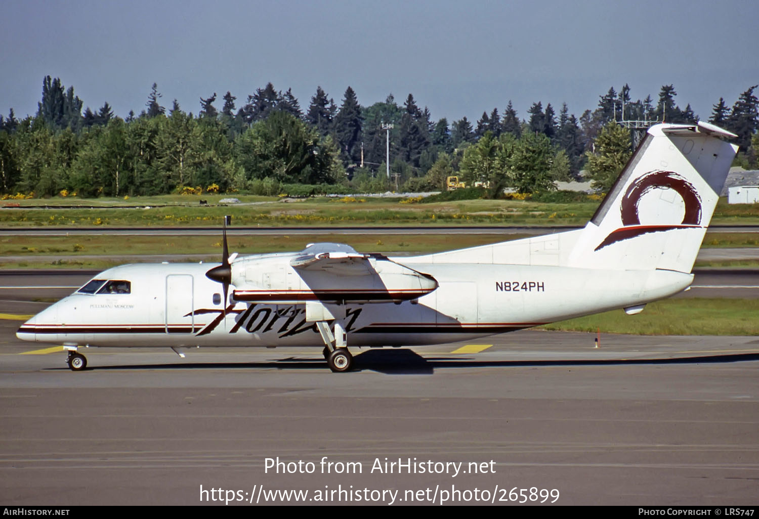 Aircraft Photo of N824PH | De Havilland Canada DHC-8-102 Dash 8 | Horizon Air | AirHistory.net #265899