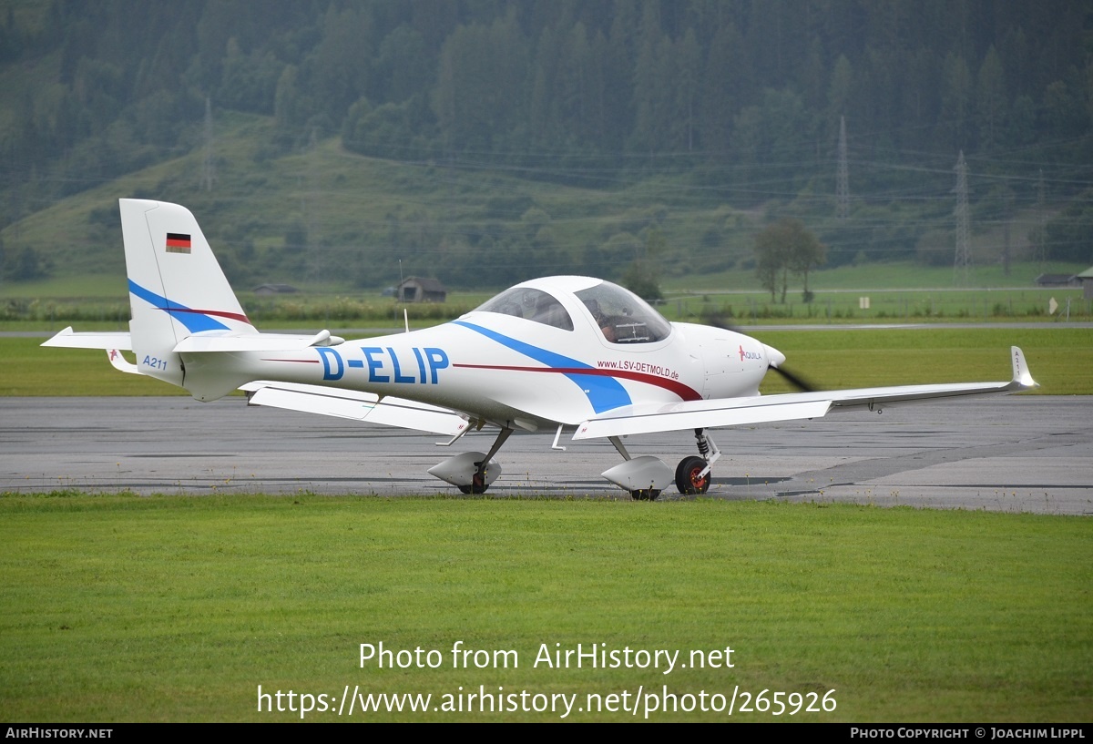 Aircraft Photo of D-ELIP | Aquila AT01 A211 | Luftsportverein Detmold | AirHistory.net #265926